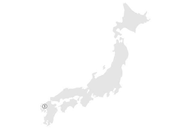 原材料工場の所在地（日本）
