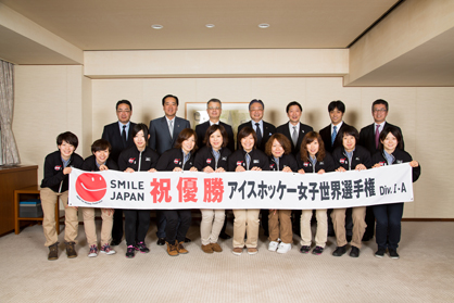 4月15日（月）　当社に来社されたSMILE JAPANの皆さんと当社関係者