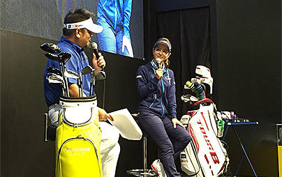 「宮里藍プロも登場！ジャパンゴルフフェア2018のブリヂストンブースをご紹介」の記事ページへ