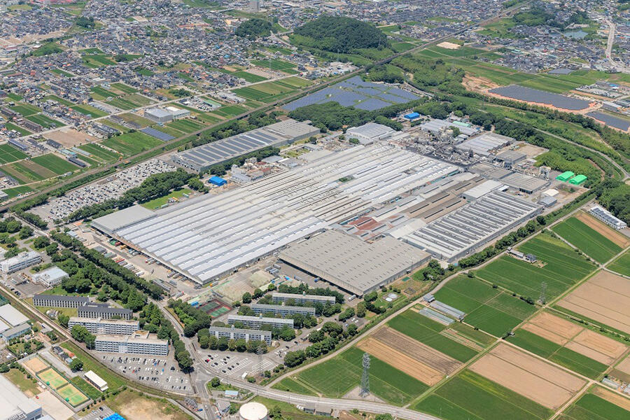 国内で初めて購入電力の100%再生可能エネルギー化を実施した彦根工場