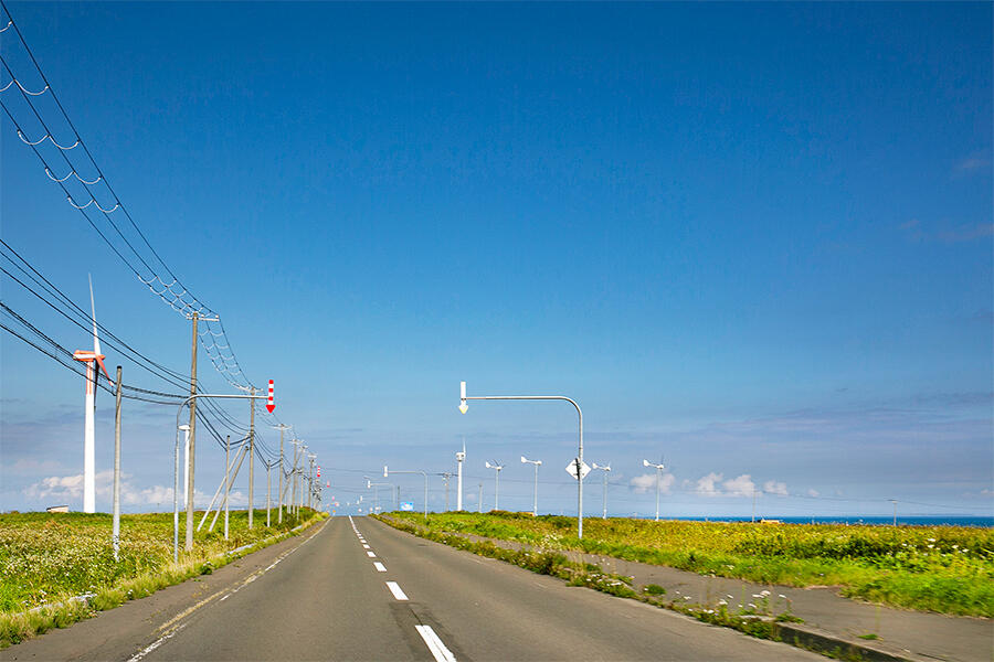 最東端:北海道根室市(納沙布岬)