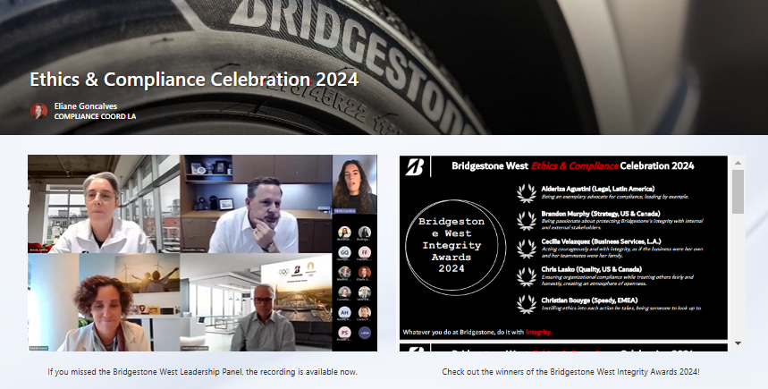 BRIDGESTONE WEST Ethics & Compliance Celebration 2024