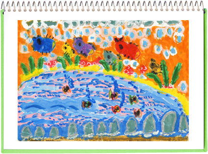 「ホタルの住む川」