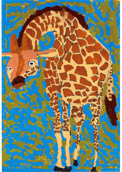 かわいいキリン