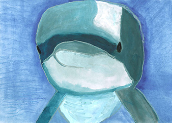 ぼくが出会ったかわいい目のイルカ