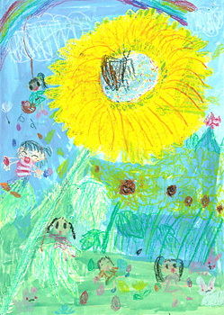 大きなひまわり