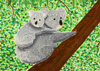 コアラの親子