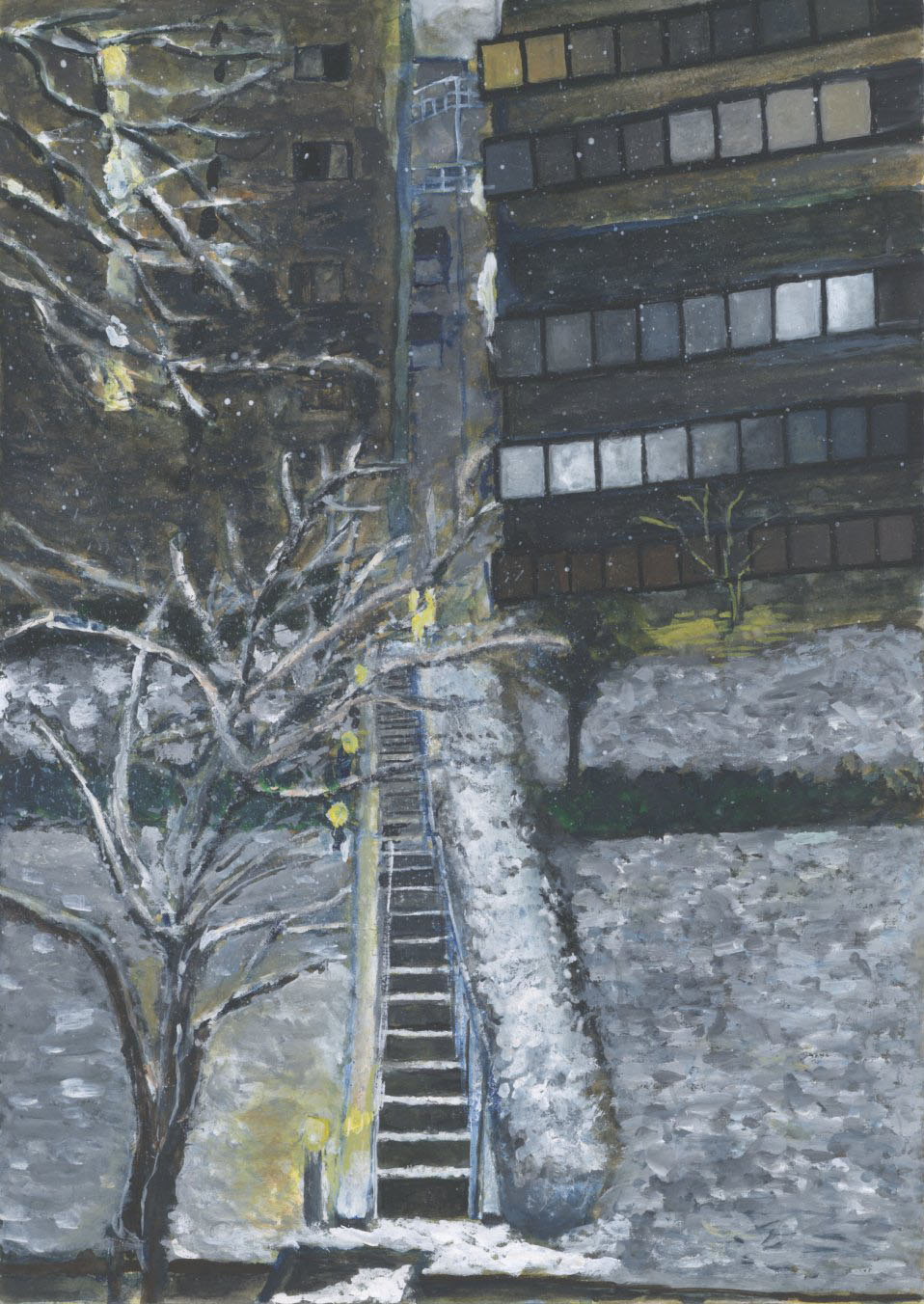 「温かな雪の夜」