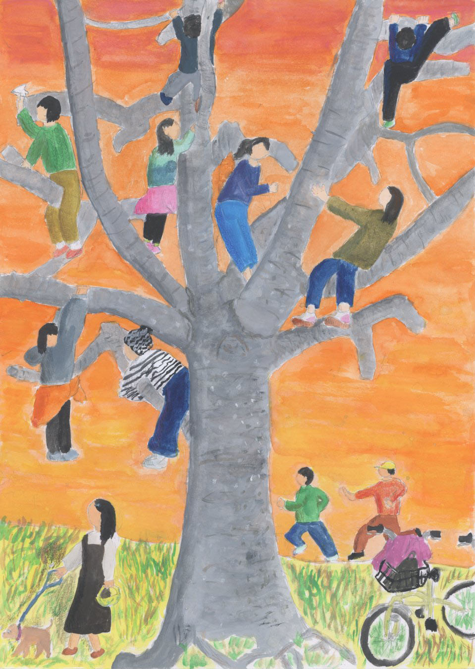 「さぁ、登ろう！」