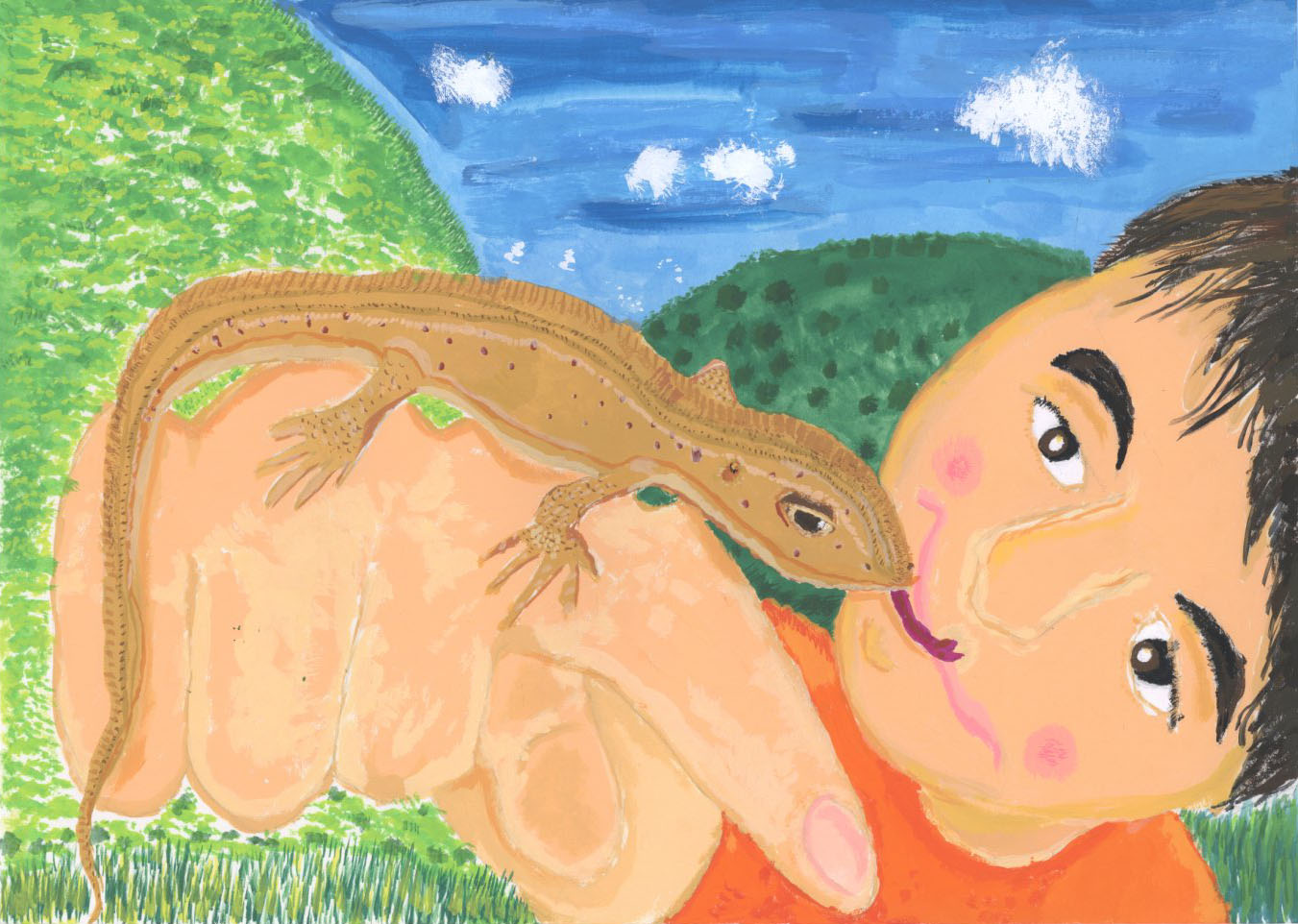 「はじめまして！カナヘビの赤ちゃん」