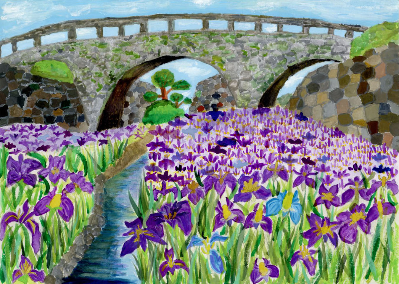 「わたし達の町の花しょうぶ」