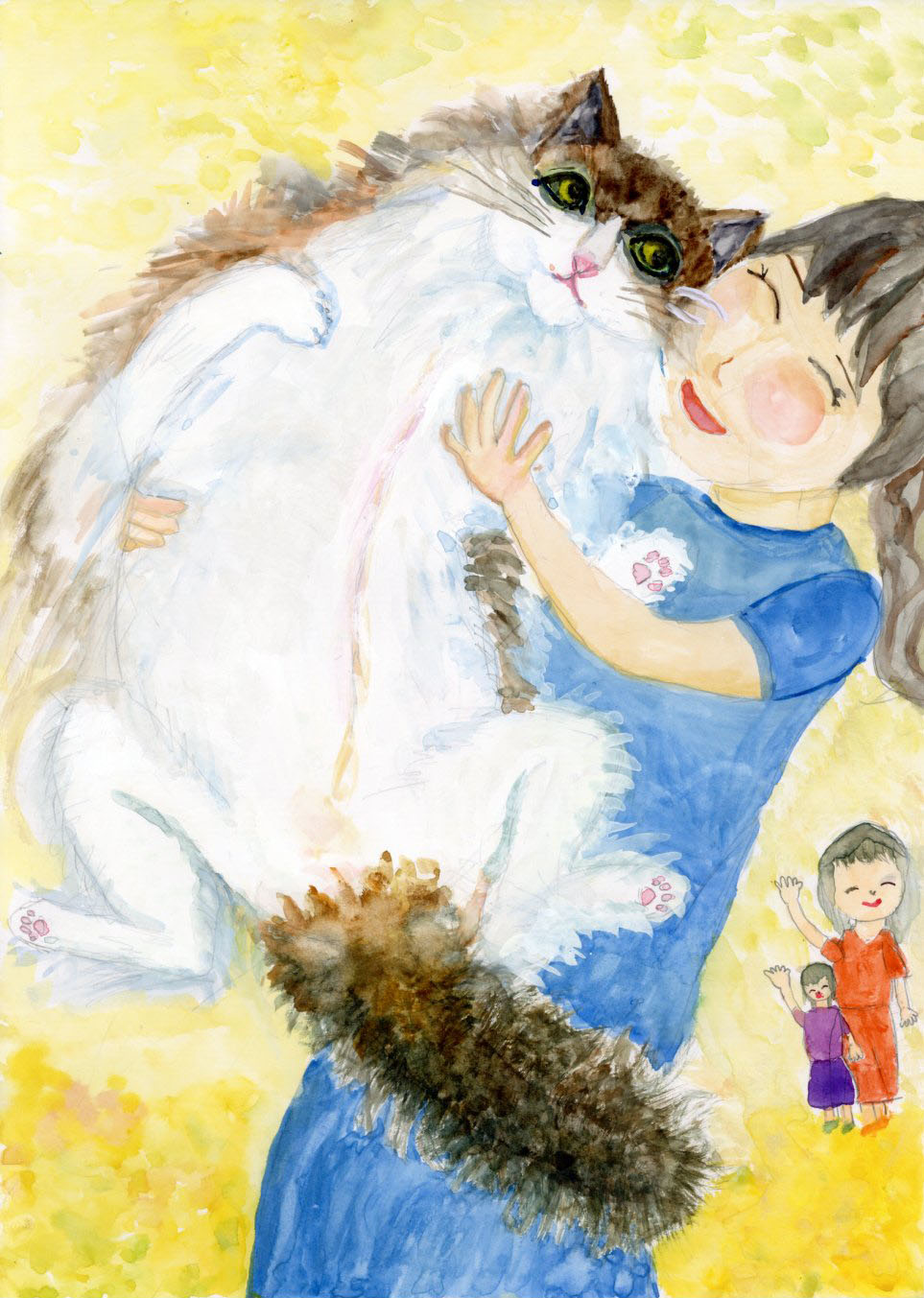 「イチョウのはっぱがきれいだよ」